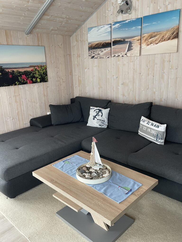 Urlaub in Schönhagen an der Ostsee: Wohnzimmer vom Ferienhaus in Schönhagen an der Ostsee