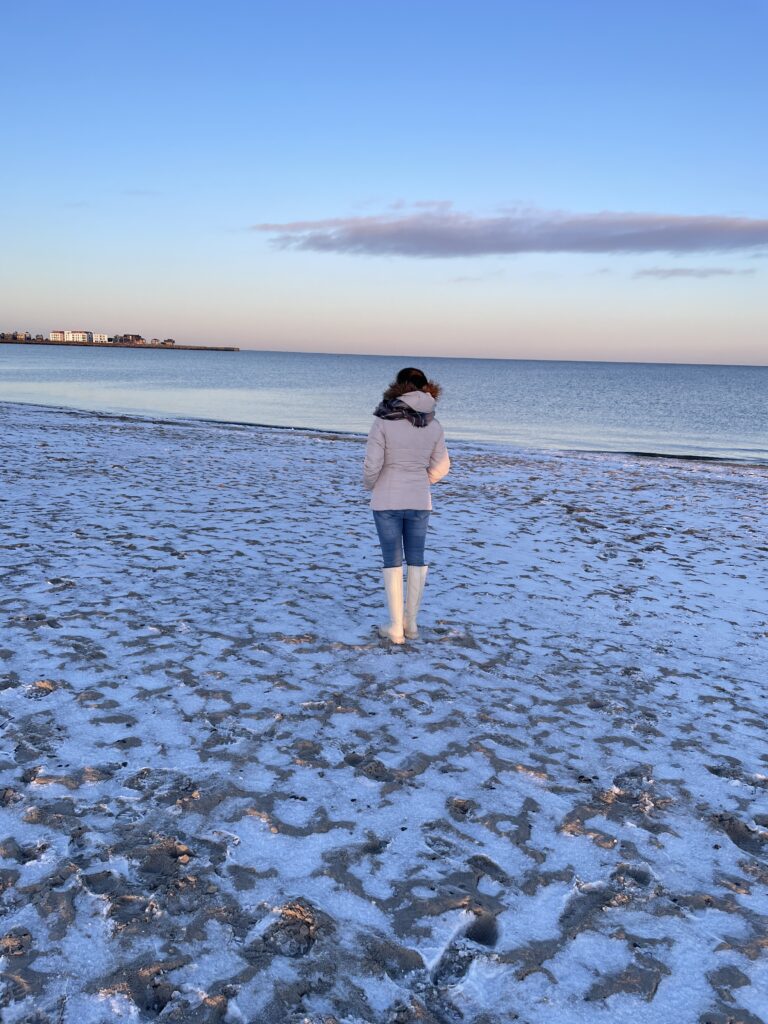 Ich am Weidefelder Strand