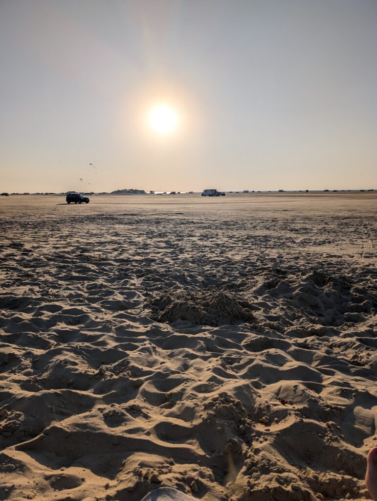 Was kann man auf Römö machen? Römö Lakolk Strand bei bestem Wetter