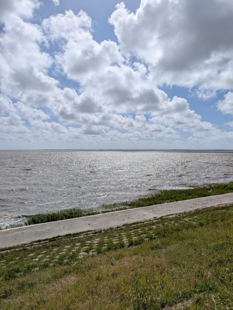 Römö Damm im Dänemark Inselurlaub an der Nordsee