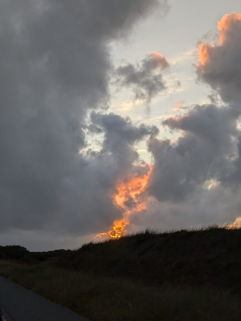 Sonnenuntergang in Lakolk
