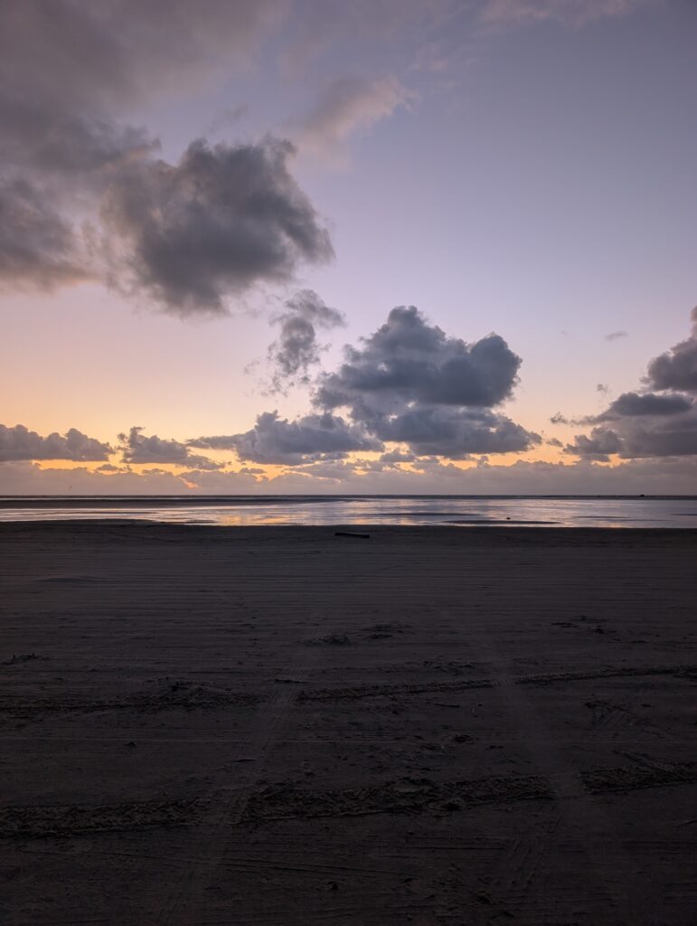 Sonnenuntergang am Sönderstrand
